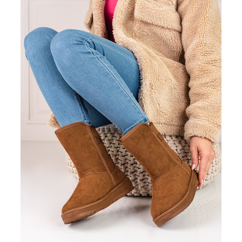 Stivali da neve alti da donna marroni Big Star KK274616 marrone 1