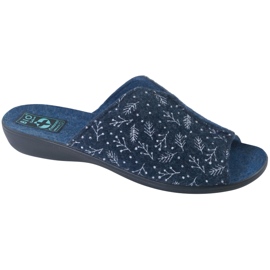 Ciabatte in feltro DIK41 BIO Nature Adanex 27780 blu 1