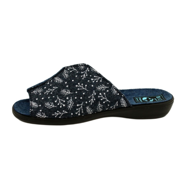 Ciabatte in feltro DIK41 BIO Nature Adanex 27780 blu 2