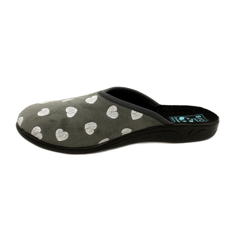 Ciabatte Da Donna Con Cuori BIO Adanex 27938 Grigie grigio 2