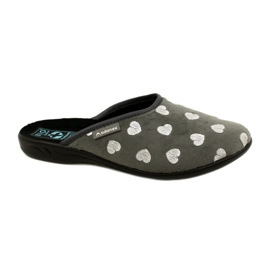 Ciabatte Da Donna Con Cuori BIO Adanex 27938 Grigie grigio 1