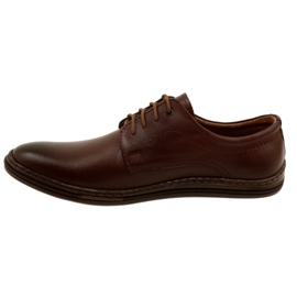 Olivier Scarpe da uomo in pelle 295l marrone 1
