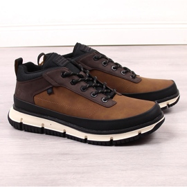 Comode scarpe da uomo alte marroni Bugatti KK153232 nero 1