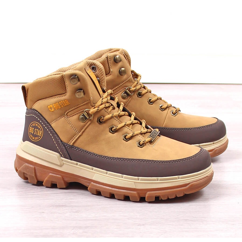 Scarpe da trekking da uomo Camel Big Star KK174119 marrone 1