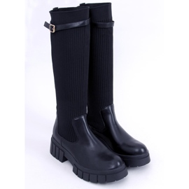 BM Stivali da equitazione con tomaia flessibile Blow Black nero 2