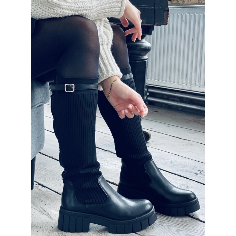 BM Stivali da equitazione con tomaia flessibile Blow Black nero 1
