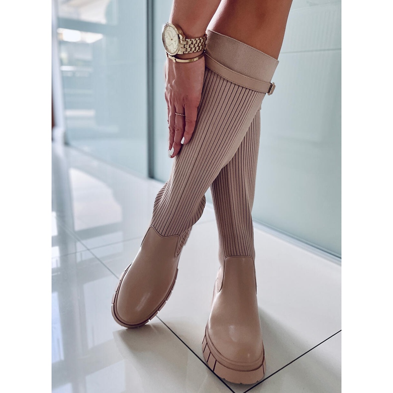 BM Stivali da equitazione con tomaia flessibile Blow Taupe beige 1