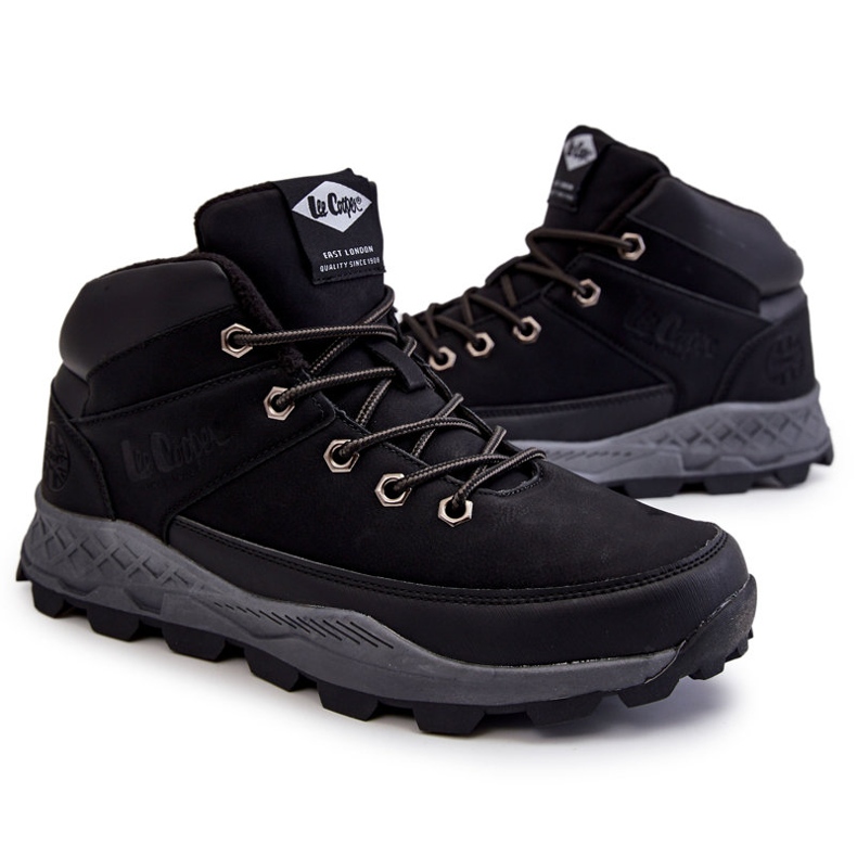 Stivali caldi da uomo neri Lee Cooper LCJ-22-01-1391 nero 1