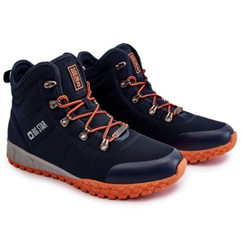 Scarpe da Trekking da Uomo Memory Foam Big Star KK174110 Blu Navy 1