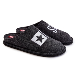 Pantofole da uomo classiche Big Star KK176003 nere nero 1