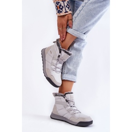 Stivali da neve isolati da donna Cross Jeans KK2R4015C Grigio 2