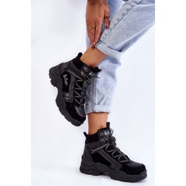 Scarpe da Trekking da Donna Trappers Lee Cooper LCJ-22-31-1441 Nere nero 2