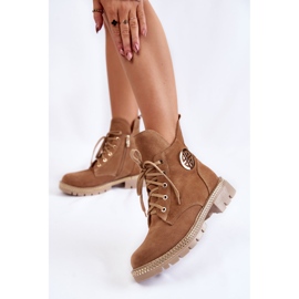 FILIPCZYK Stivali isolati da donna con cerniera Camel Sinem beige 2
