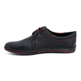 Polbut Scarpe in pelle da uomo 343 nere nero 1
