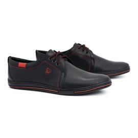 Polbut Scarpe in pelle da uomo 343 nere nero 2