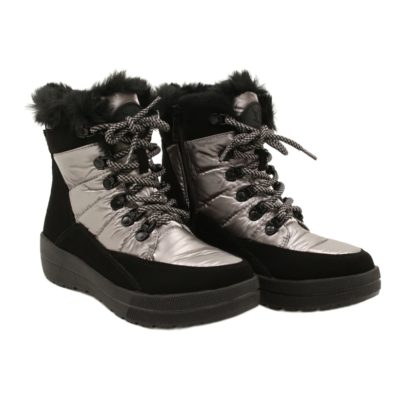 Caprice Stivali da neve femminile impermeabile 9-26240-29 032 Black/Taupe nero 5