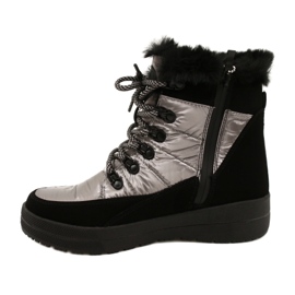 Caprice Stivali da neve femminile impermeabile 9-26240-29 032 Black/Taupe nero 1