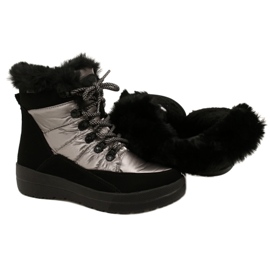 Caprice Stivali da neve femminile impermeabile 9-26240-29 032 Black/Taupe nero 4
