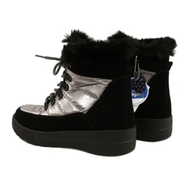 Caprice Stivali da neve femminile impermeabile 9-26240-29 032 Black/Taupe nero 3