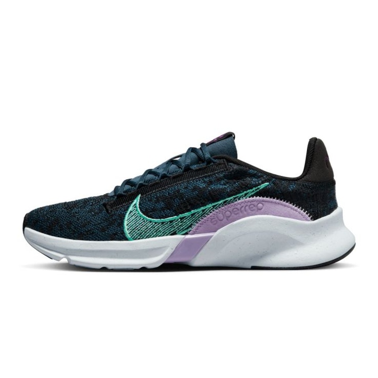 Scarpe Nike SuperRep Go 3 Flyknit Next Nature DH3393-002 blu 1
