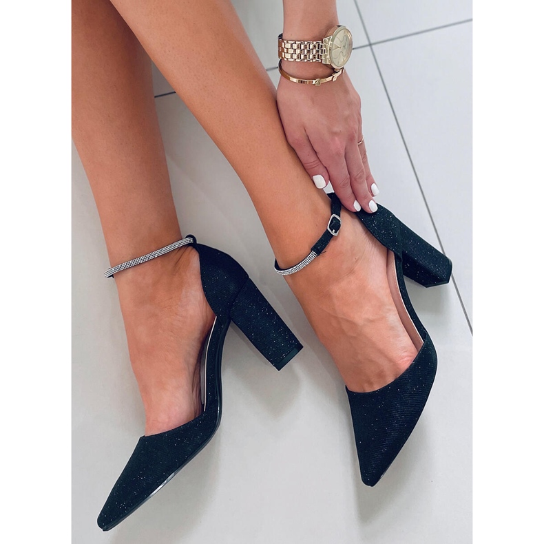 PA1 Décolleté formali sul palo Orchid Black nero 1