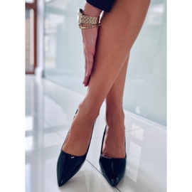 PA1 Tacchi alti da donna Anika Black laccati nero 1