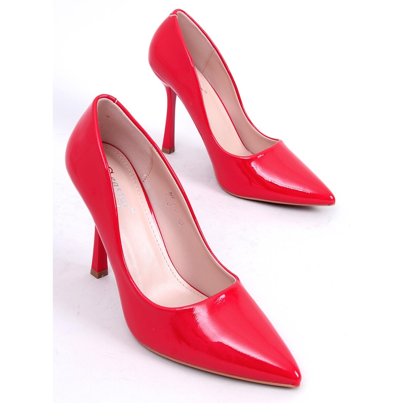PA1 Tacchi alti da donna Anika Red laccati rosso 2