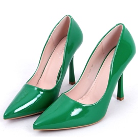 PA1 Tacchi alti da donna laccati Anika Grass verde 1