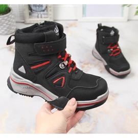 News Scarpe da bambino coibentate in lana di pecora nera Novità nero 1