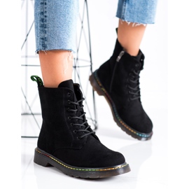 Weide Stivali stringati neri nero 2