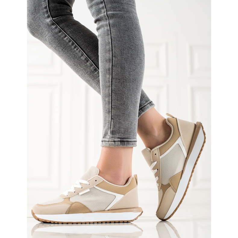 Sweet Shoes Sneakers Con Rete beige marrone 1