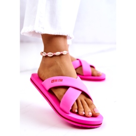 Ciabatte da donna in schiuma Big Star JJ274A520 Rosa 1