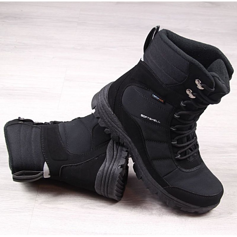 Scarpe American Club, doposci da trekking M AM589 nero 1