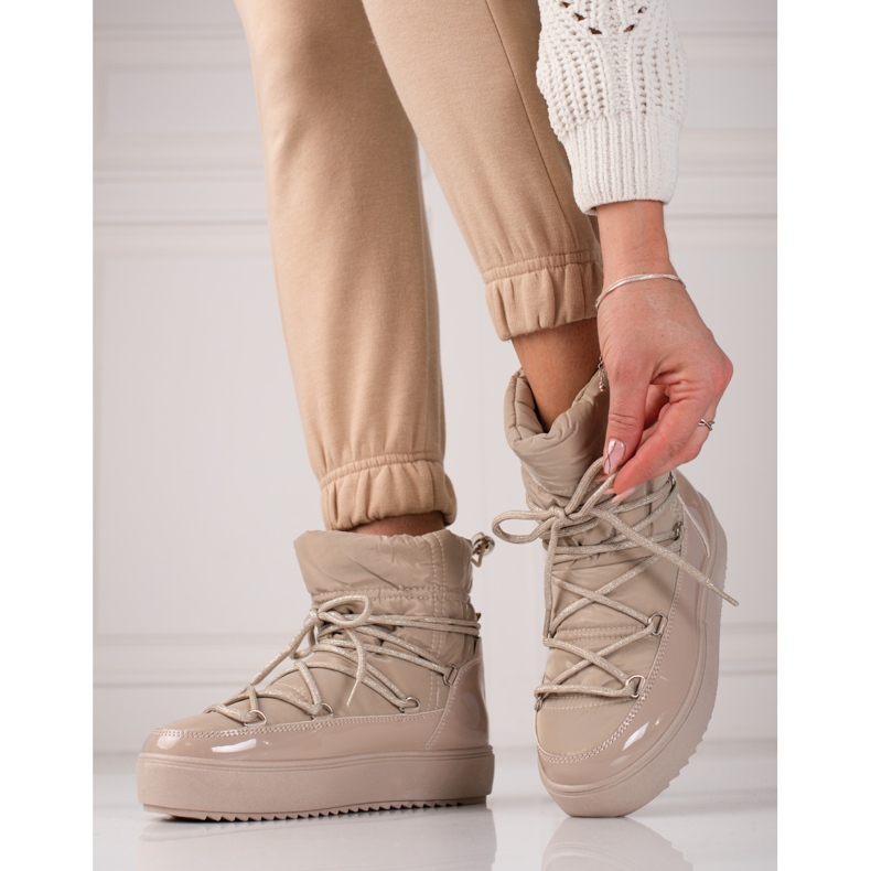Doposci da donna shelovet beige scuro 1