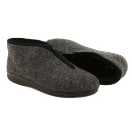 Pantofole da uomo isolanti in feltro Adanex 22530- PPP6 Grigio 4