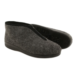 Pantofole da uomo isolanti in feltro Adanex 22530- PPP6 Grigio 5