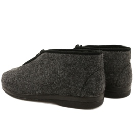 Pantofole da uomo isolanti in feltro Adanex 22530- PPP6 Grigio 3