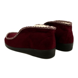 Ciabatte calde Felt Adanex 17013 Borgogna multicolore 3