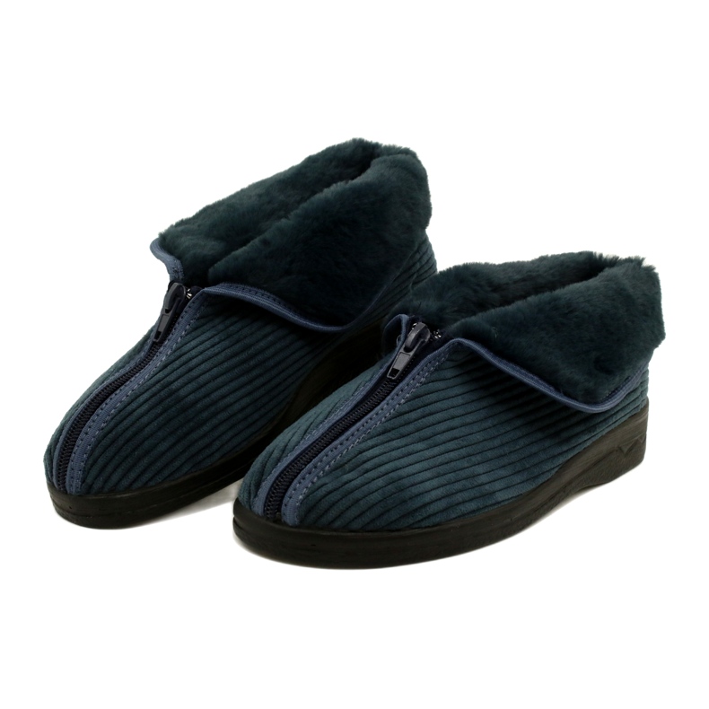 Pantofole da donna isolati ADANEX 27833-FBP7SU Navy Blue 4