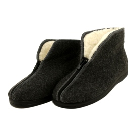 Pantofole in feltro isolanti Adanex 26844-FBP7FU Grigio 3