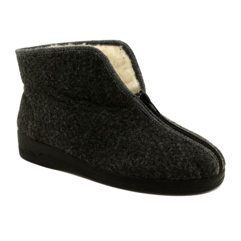 Pantofole in feltro isolanti Adanex 26844-FBP7FU Grigio 1