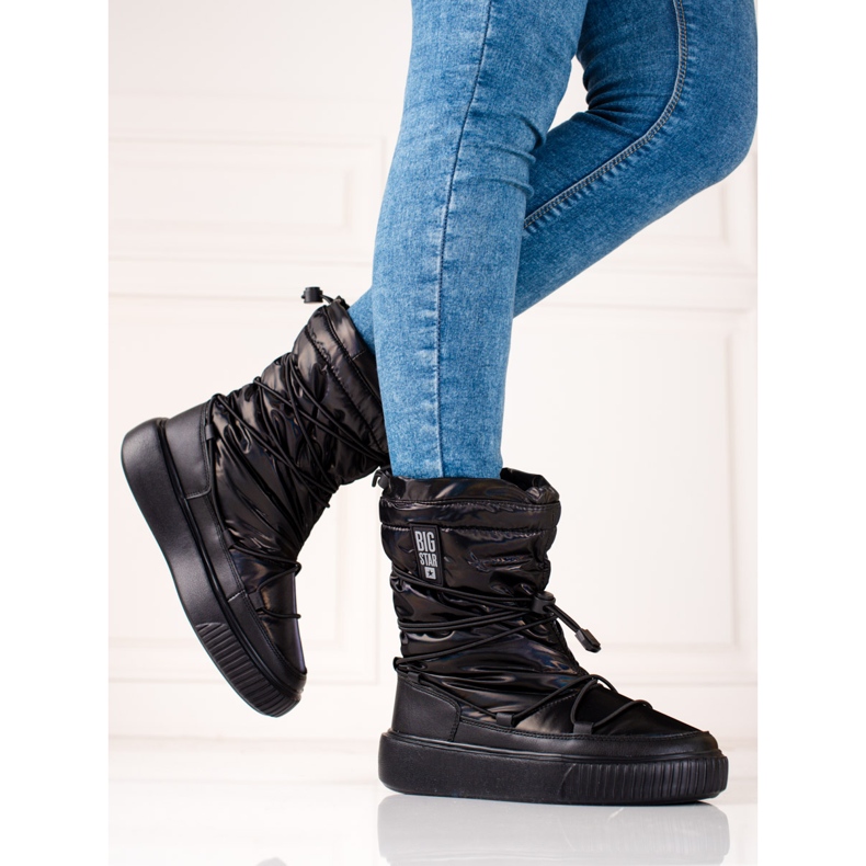 Doposci da donna neri Big Star KK274193 nero 2