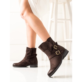 W. Potocki Stivaletti Potocki in suede marrone 1