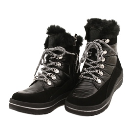 Caprice stivali da neve neri da donna impermeabile 9-26240-29 019 nero 2