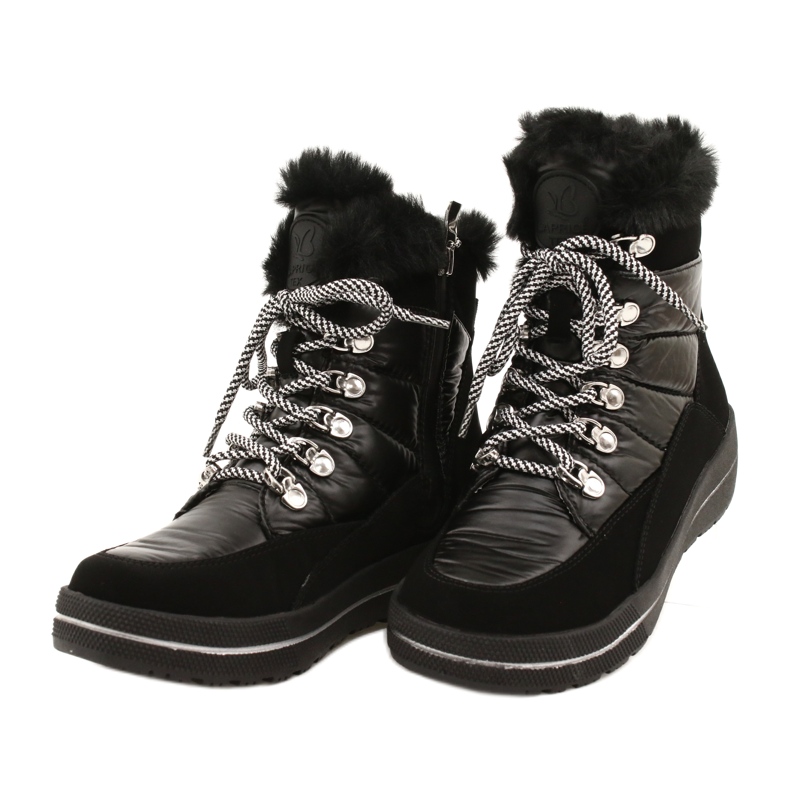 Caprice stivali da neve neri da donna impermeabile 9-26240-29 019 nero 2
