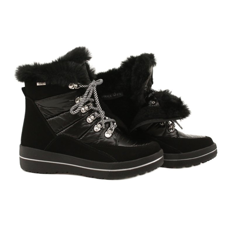 Caprice stivali da neve neri da donna impermeabile 9-26240-29 019 nero 5