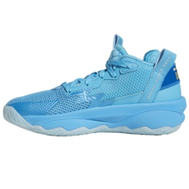 Scarpa da basket Adidas Dame 8 Jr GW8998 blu blu 1