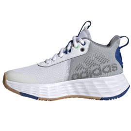 Scarpa da basket Adidas OwnTheGame 2.0 Jr GW1553 bianca bianca 1