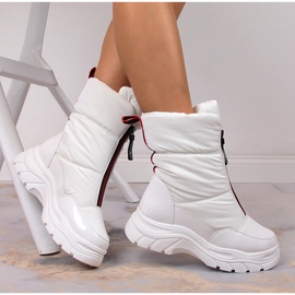 Doposci da donna sul bianco caldo platform Filippo 1