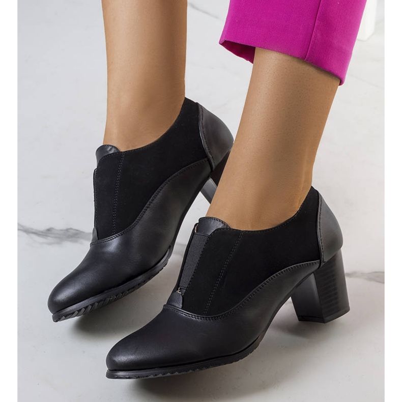 BM Scarpe stringate nere sul palo Corder nero 1